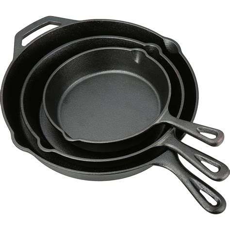5 long tray; and 9. . Ozark trail cast iron skillet